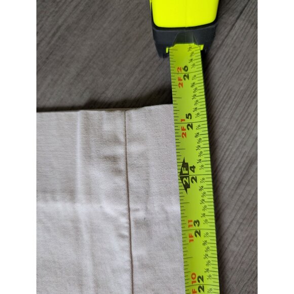 Talbots Womens Curvy Fit Beige Chino Pants Size S Cotton Blend - Picture 5 of 5